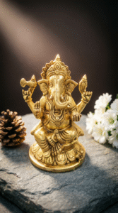 Round Base Ganesh