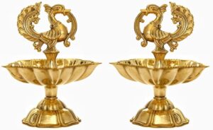 Kerala Brass Lamps and Temple Crafts