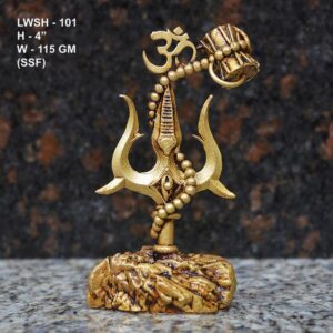 Handcrafted Lord Shiva brass statue for divine home decor and spiritual worship