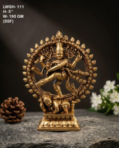 Handcrafted Lord Shiva brass statue for divine home decor and spiritual worship